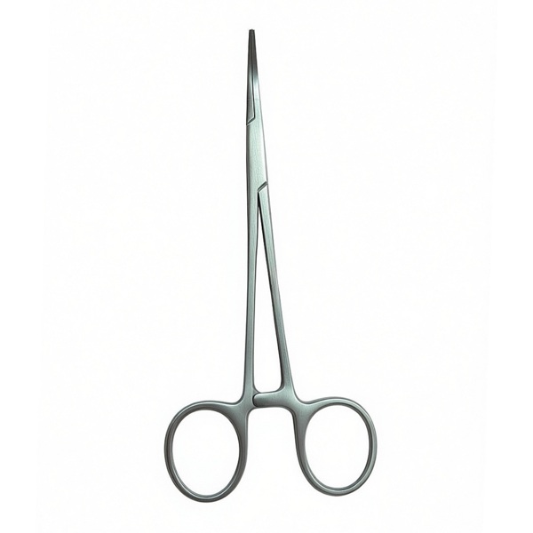 Зажим SAMMAR International Mosquito, изогнутый по плоскости, кровоостанавливающий, 150 мм, 1 шт - фото 0