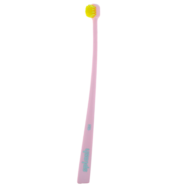 Зубная щетка Splash Brush Single 120, очень мягкая, розовый, 1 шт - фото 0