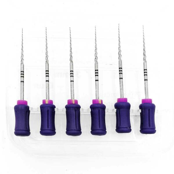 Файлы ручные Eurofile Ultratapers, для обработки корневого канала, 31 мм, №S1, никель-титан, 6 шт - фото 1