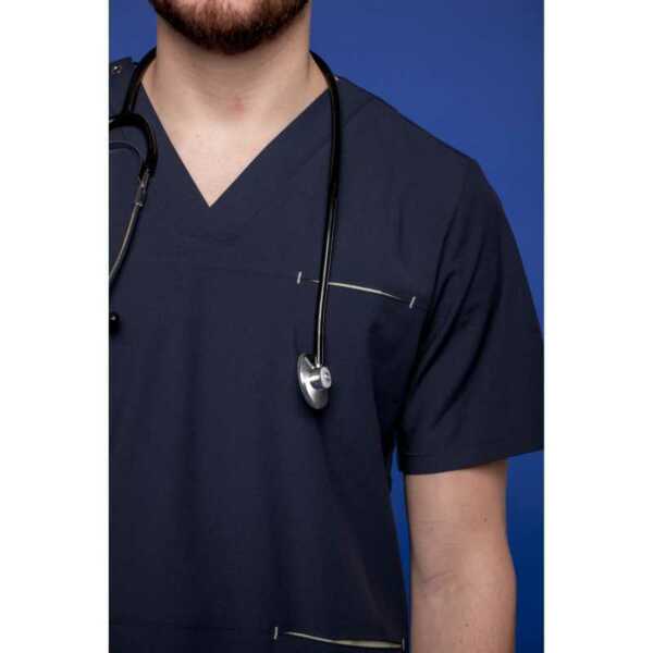 Туника мужская 257 Tennessee, R156 тёмно-синий, 4XL - фото 4
