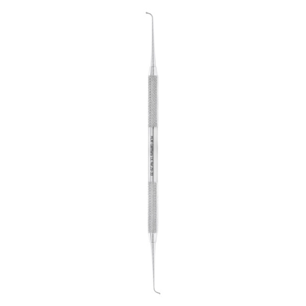 Штопфер HLW №29-33, двусторонний, для уплотнения материала, шарик-шарик, 1.0/0.5 мм, 170 мм, сталь, 1 шт - фото 0