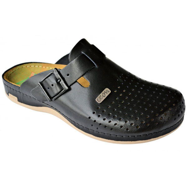 Тапочки-сабо Леон 700М, мужские, черные, 42 - фото 0