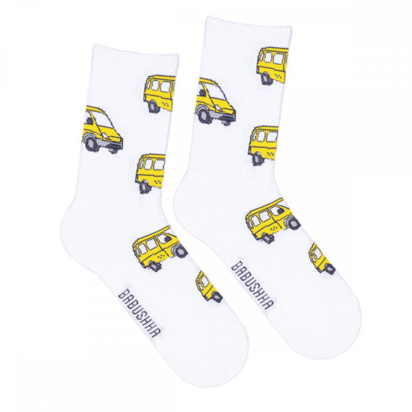 Носки женские, "Маршрутки", белый, 36-40 - фото 0