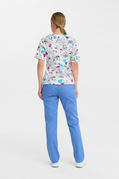 Туника женская Тезис TZ305, принт "Скорая помощь", 40 - фото 4