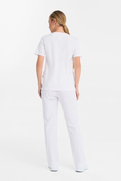 Брюки медицинские женские Тезис BASE TZ315 Unica, белый, 42 - фото 3