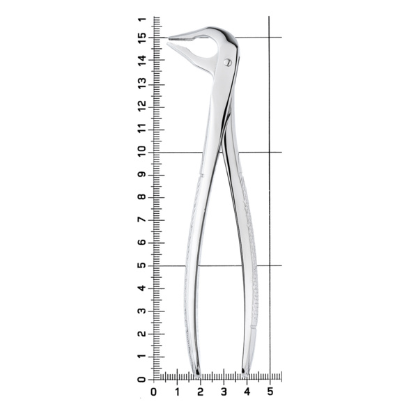 Щипцы для удаления зубов, нижние премоляры, глубокий захват, клювовидные (плоские), стандартные - фото 7