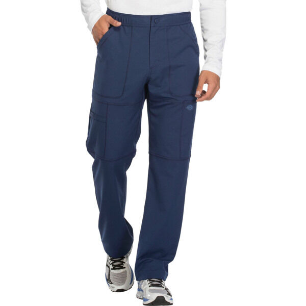 Брюки медицинские мужские Dickies DK110S, укороченные, синий, L - фото 2