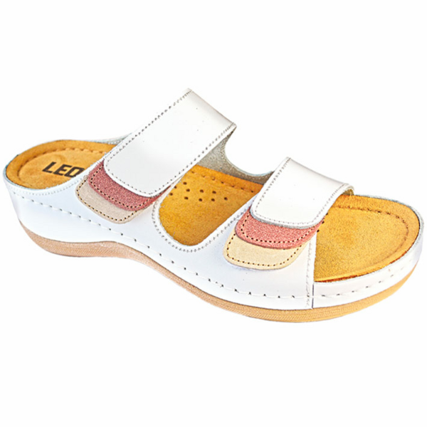 Тапочки-сабо Леон 904, женские, белые, 41 - фото 0