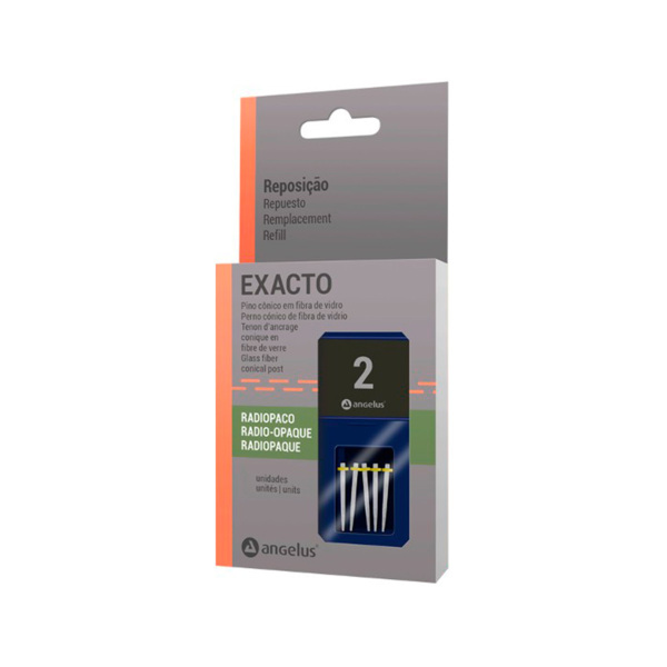 Exacto №2 - штифты стоматологические стекловолоконные, 5 шт - фото 0