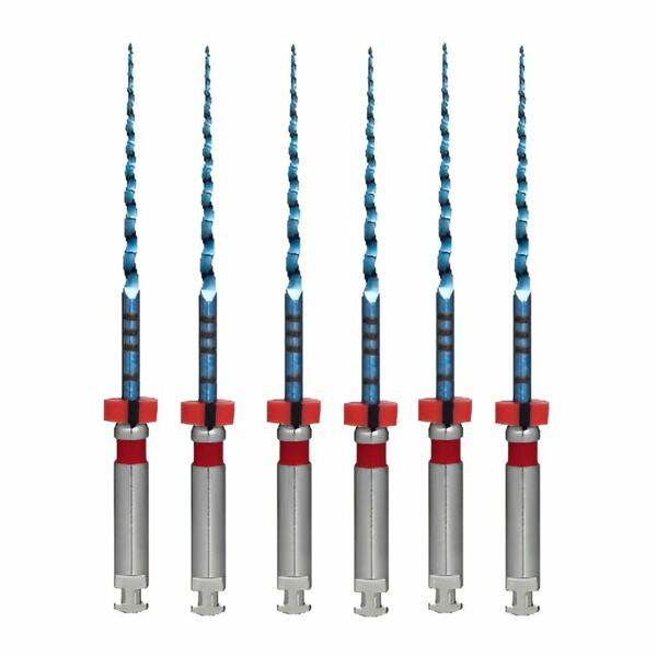 Файлы машинные Eurofile SuperFile Heat Activation, для препарирования каналов, 25 мм, №F2, никель-титан, 6 шт - фото 0