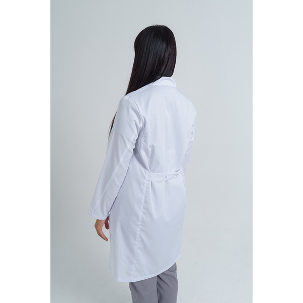 Халат женский 250, длинный рукав, белый, 46 - фото 3