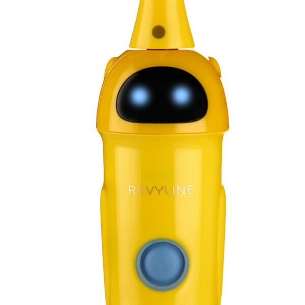 Детская электрическая звуковая зубная щётка Revyline RL 020, желтая - фото 4