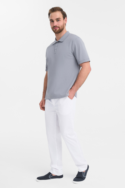 Поло мужское Тезис TZ550, серый, 54 - фото 4