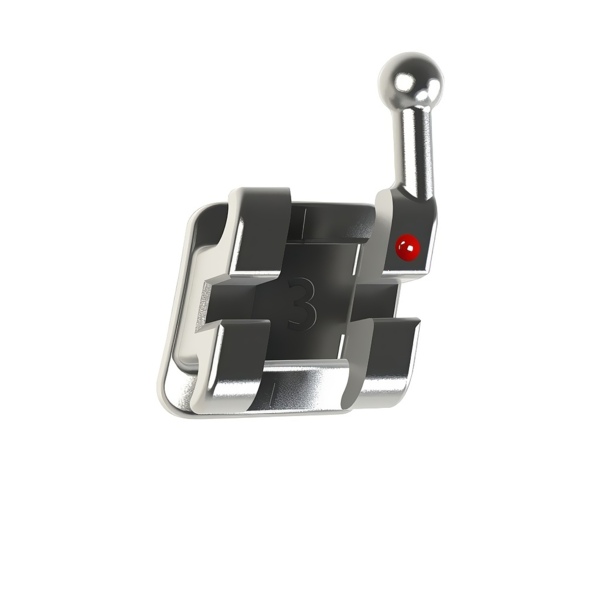 Брекет металлический IMD Atua Mini Roth, нижний левый второй премоляр с крючком, паз дуги .022 ", 1 шт - фото 2