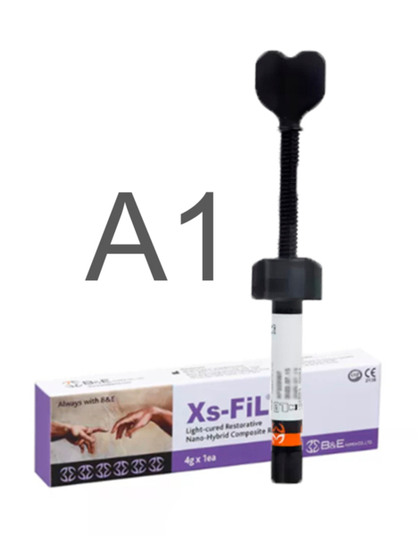Xs-FiL - универсальный наногибридный светоотверждаемый, композит, цвет A1, шприц 4 г - фото 0