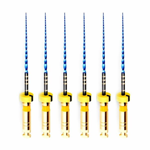 Файлы машинные Eurofile T-Flex, стерильный, для препарирования каналов, 21 мм, №20/.04, никель-титан, 6 шт - фото 0