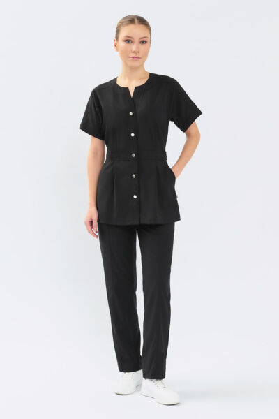 Брюки женские Тезис TZ325, черный, 50 - фото 2