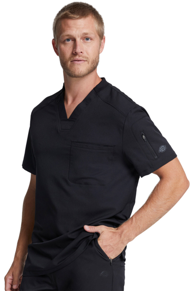Топ медицинский мужской Dickies DK610, черный, XL - фото 2