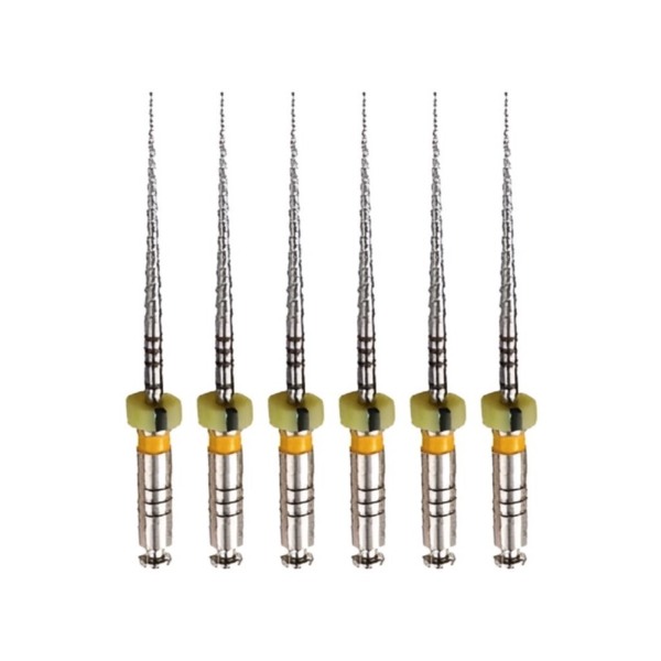 Файлы машинные Eurofile DK-Files, для препарирования каналов, 21 мм, №20/.06, никель-титан, 6 шт - фото 0