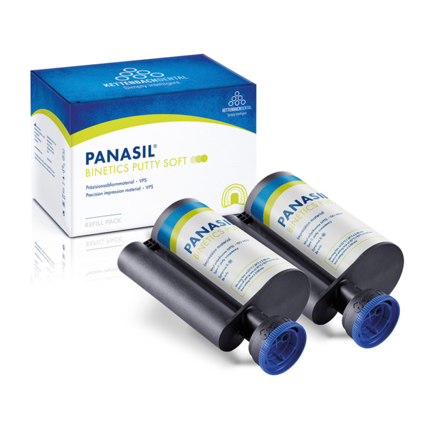 Panasil Binetics Putty Soft - оттискной материал, пониженная конечная твердость, 2x380 мл
