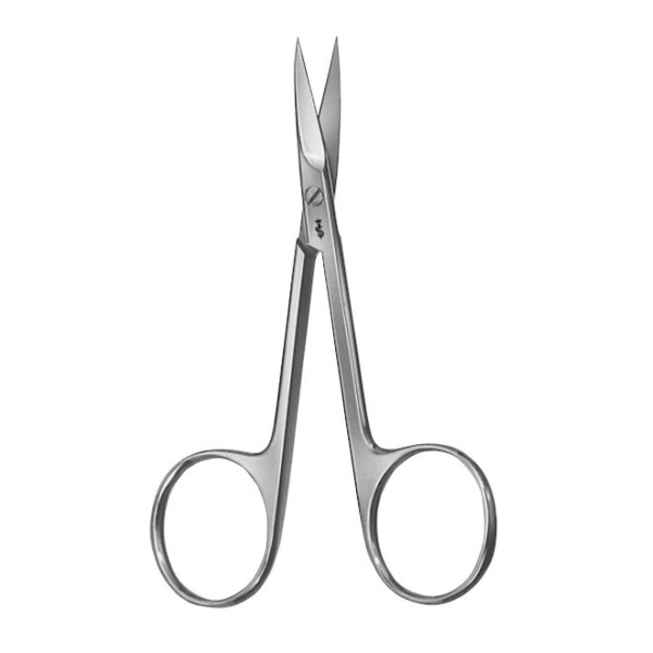 Ножницы препаровальные, прямые, остроконечные, длина 90 мм - фото 0