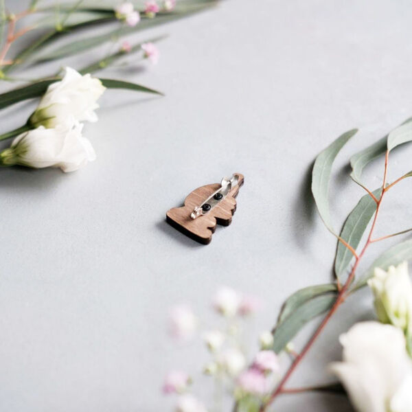 Значок "Микроскоп", розовый - фото 2