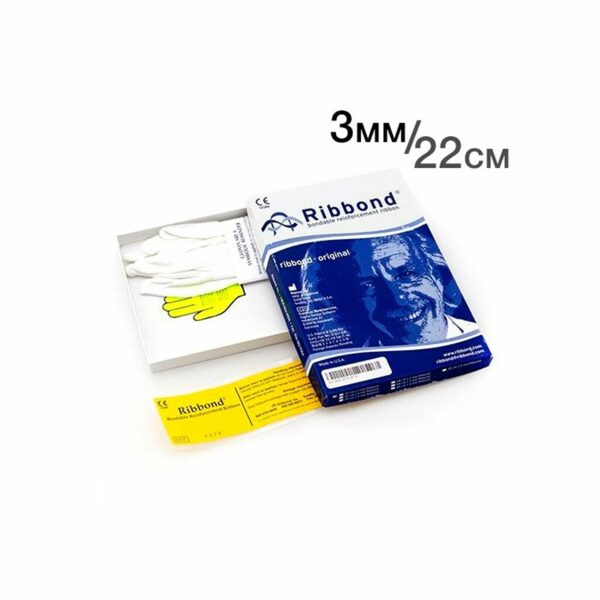 Лента Ribbond, для шинирования, 3 мм x 22 см, толщина нити 0.35 мм, с ножницами - фото 0