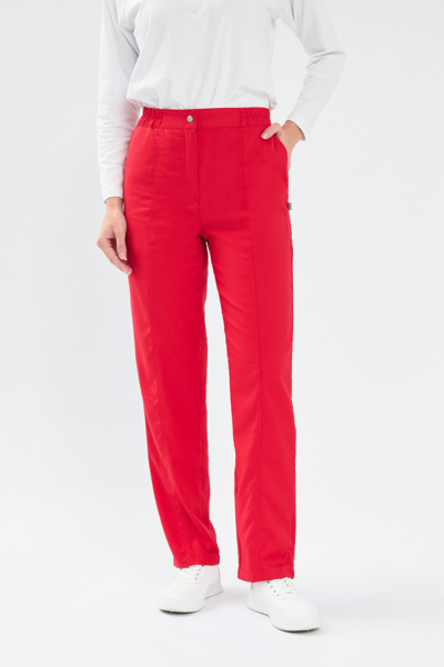 Брюки женские Тезис TZ325, красный, 48 - фото 0