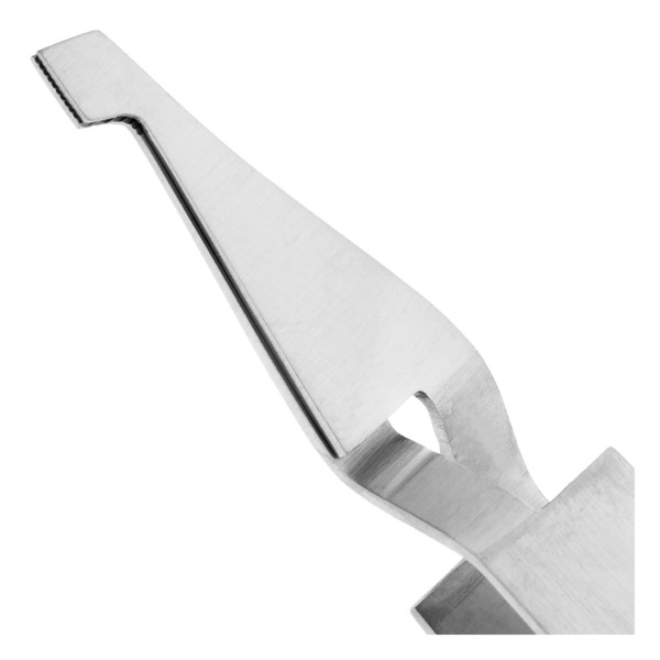 Пинцет ортодонтический HLW H-301A*, обратный, изогнутый, для брекетов, 130 мм - фото 1