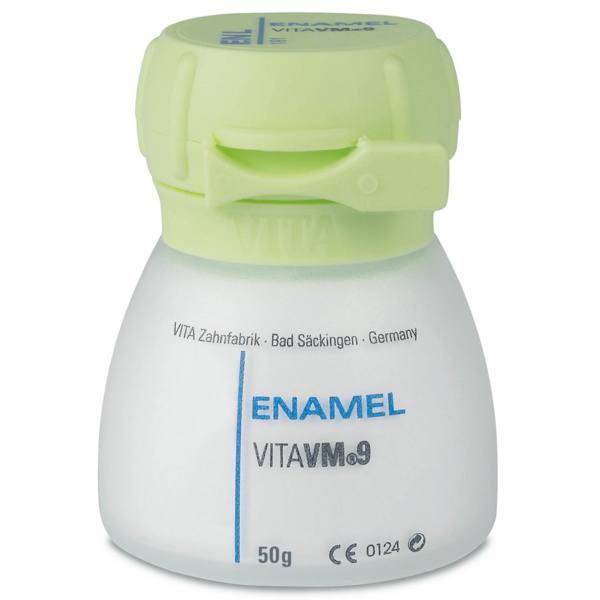 VITA VM 9 ENAMEL DARK - мелкодисперсная керамика из полевого шпата для облицовки диоксида циркония и VITABLOCS, 50 г - фото 0