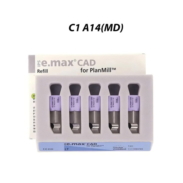IPS e.max CAD PlanMill LT - блоки из дисиликата лития, цвет C1, A14 (MD), 5 шт - фото 0