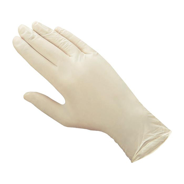 Медицинские одноразовые латексные перчатки, белые, размер M, 100 шт - фото 0