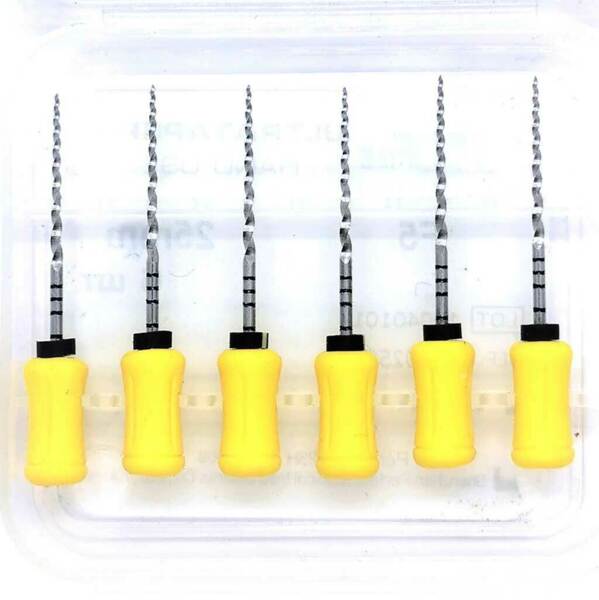 Файлы ручные Eurofile Ultratapers, для обработки корневого канала, 25 мм, №F5, никель-титан, 6 шт - фото 1