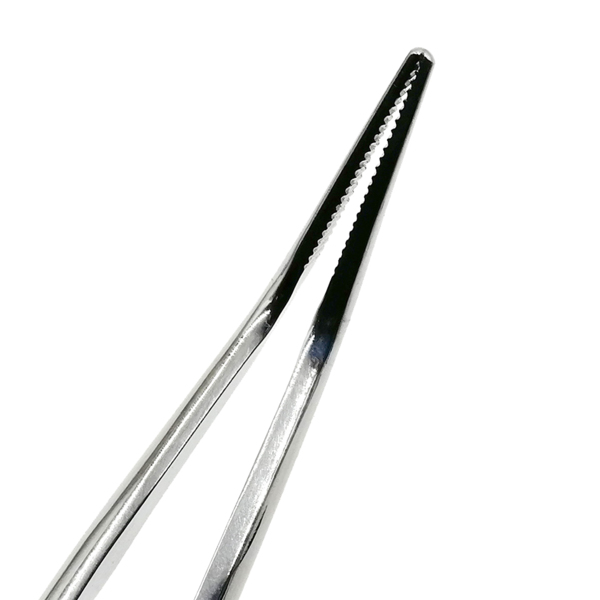 Пинцет перевязочный Hu-Friedy #18, с зубчатым наконечником, изогнутый - фото 6