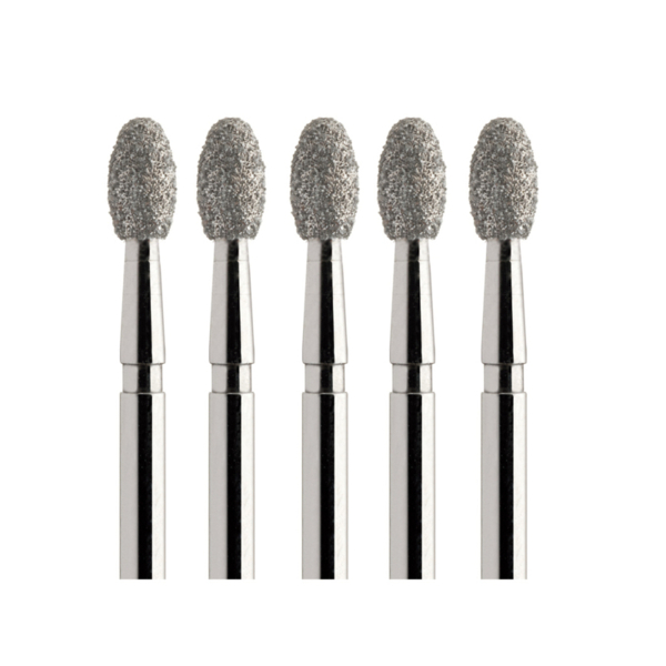 Бор алмазный Z379, бутон, D=2.3 мм, L=4.5 мм, FG, синий, 5 шт - фото 0