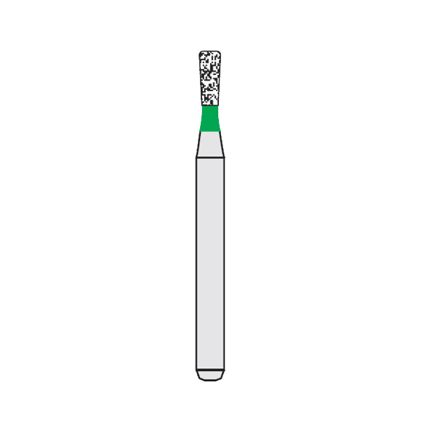 Бор алмазный Ecoline E 807, конус обратный, удлиненный, D=1.2 мм, FG, зеленый, 5 шт - фото 0