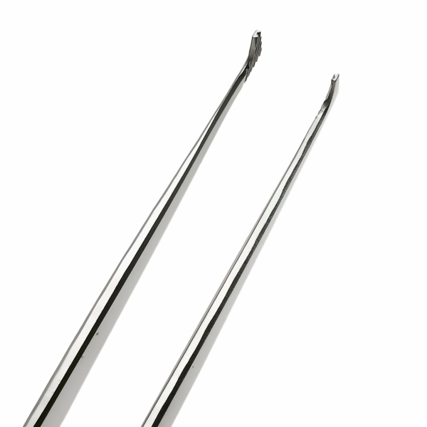 Пинцет ортодонтический Hu-Friedy, изогнутый, обратный, для брекетов, рифленые ультратонкие зубчики, сталь, 1 шт - фото 5