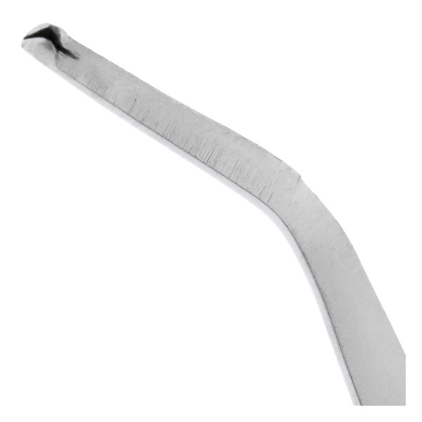 Пинцет микрохирургический HLW Gomel 22-31*, изогнутый, 180 мм - фото 1