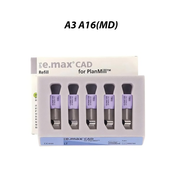 IPS e.max CAD PlanMill LT - блоки из дисиликата лития, цвет A3, A16 (MD), 5 шт - фото 0