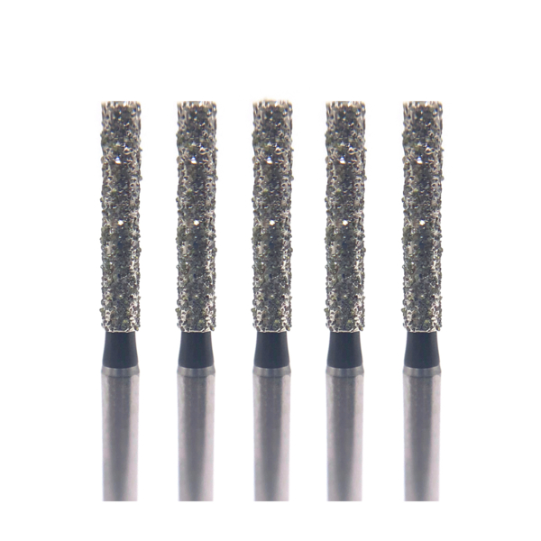 Бор алмазный Ecoline E 837 SC, цилиндр, D=1.2 мм, FG, черный, 5 шт - фото 0