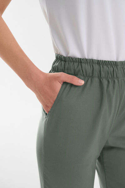 Брюки женские Тезис TZ315, оливковый, 44 - фото 1