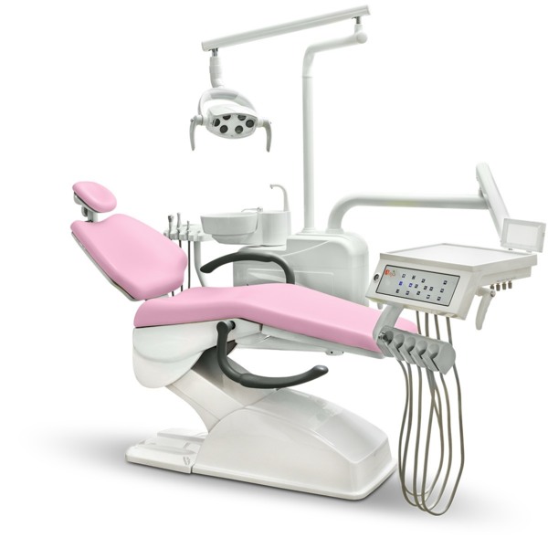 Стоматологическая установка AY-A 1000, нижняя подача, розовый - фото 0