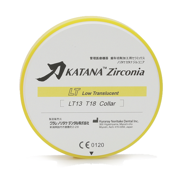 KATANA Zirconia LT 13 - циркониевые диски, однослойные (минимальная прозрачность), T:14 мм - фото 0