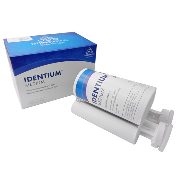 Identium Medium - среднетекучий оттискной материал, 2x380 мл - фото 0