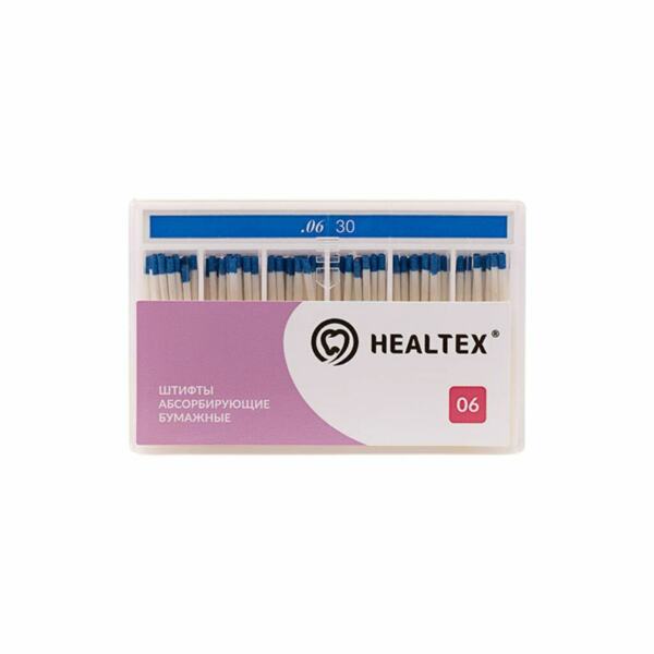 Штифты бумажные Healtex, абсорбирующие, без маркировки длины, №30/.06, 100 шт - фото 0
