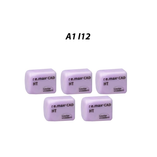 IPS e.max CAD PlanMill HT - блоки из дисиликата лития, цвет A1, I12, 5 шт - фото 0