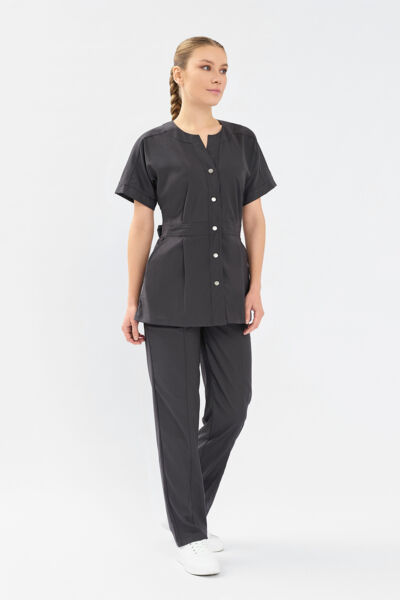 Рубашка женская Тезис TZ462, графит, 48 - фото 1