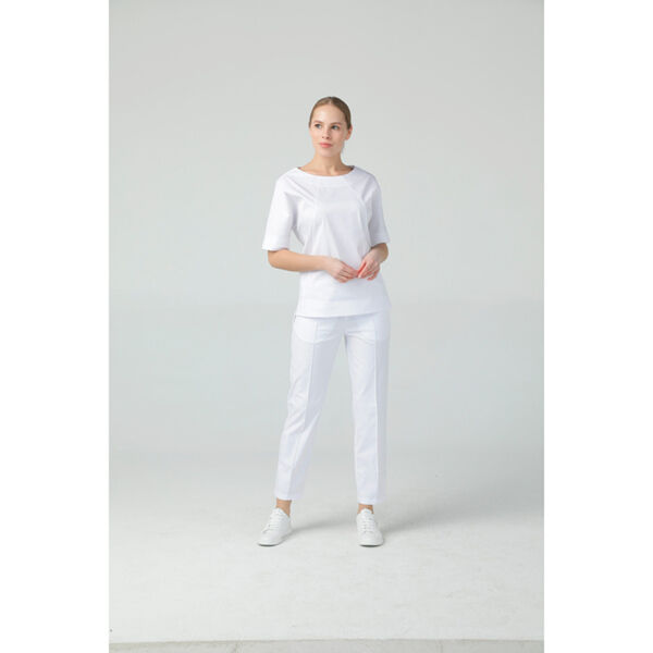Брюки женские Dr. Nice «ШОВ», белый, 44 - фото 3