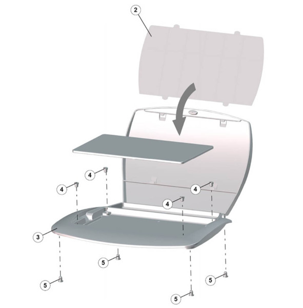 Запасной корпус для палитры для смешивания lay:art, маленький - фото 0