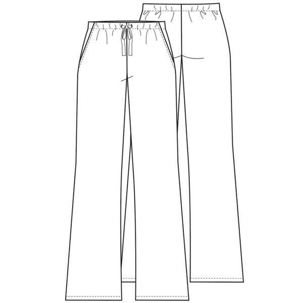 Брюки медицинские женские Vital Threads VT513C, винный, XL - фото 4